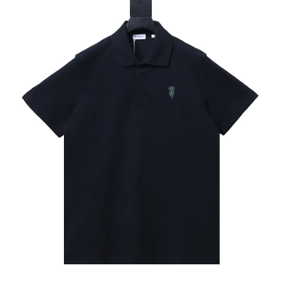 BURBERRY 25SS Shield Logo Short Sleeve Polo Shirt Style 3 01