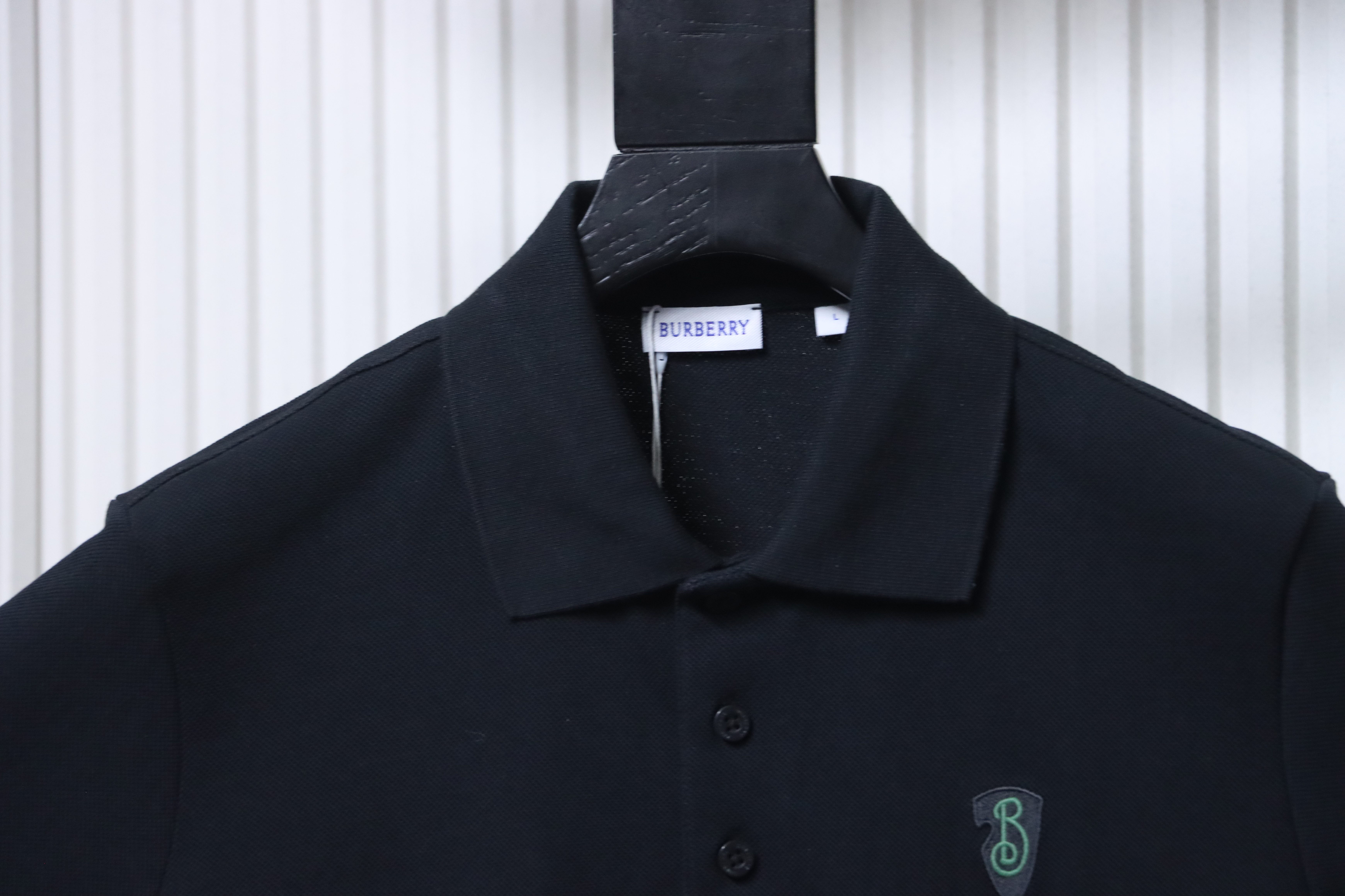 BURBERRY 25SS Shield Logo Short Sleeve Polo Shirt Style 3