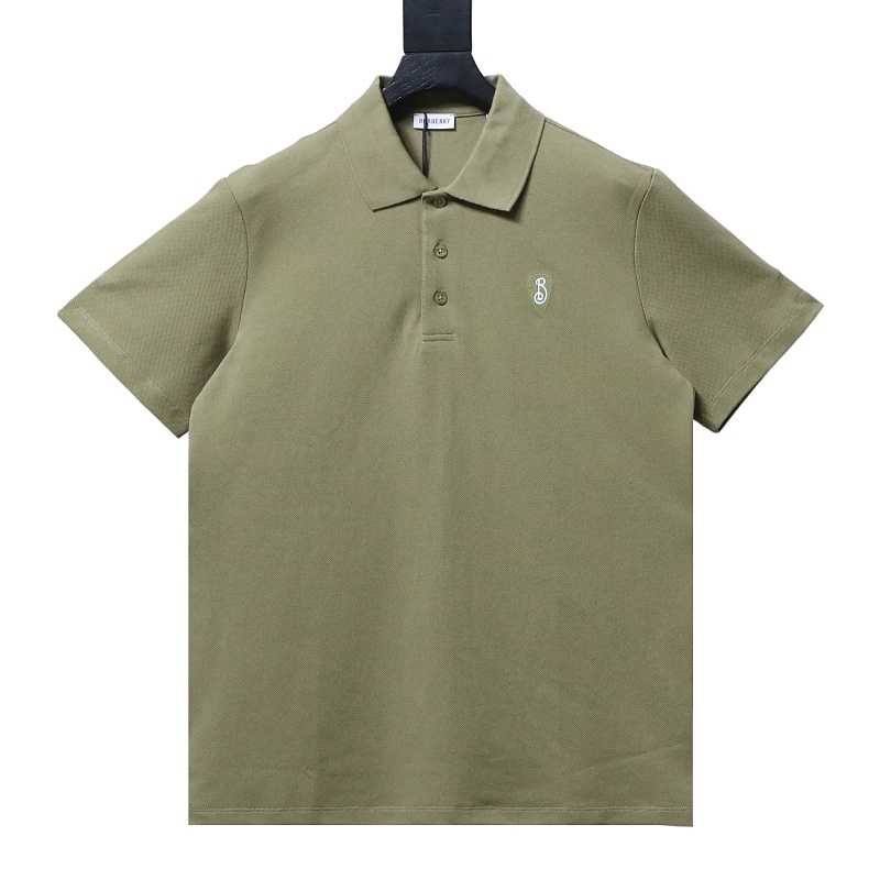 BURBERRY 25SS Shield Logo Short Sleeve Polo Shirt Style 4
