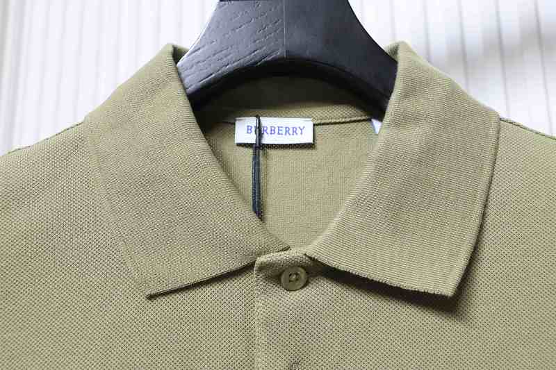 BURBERRY 25SS Shield Logo Short Sleeve Polo Shirt Style 4