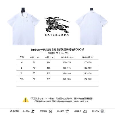 BURBERRY 25SS Shield Logo Short Sleeve Polo Shirt Style 5 02