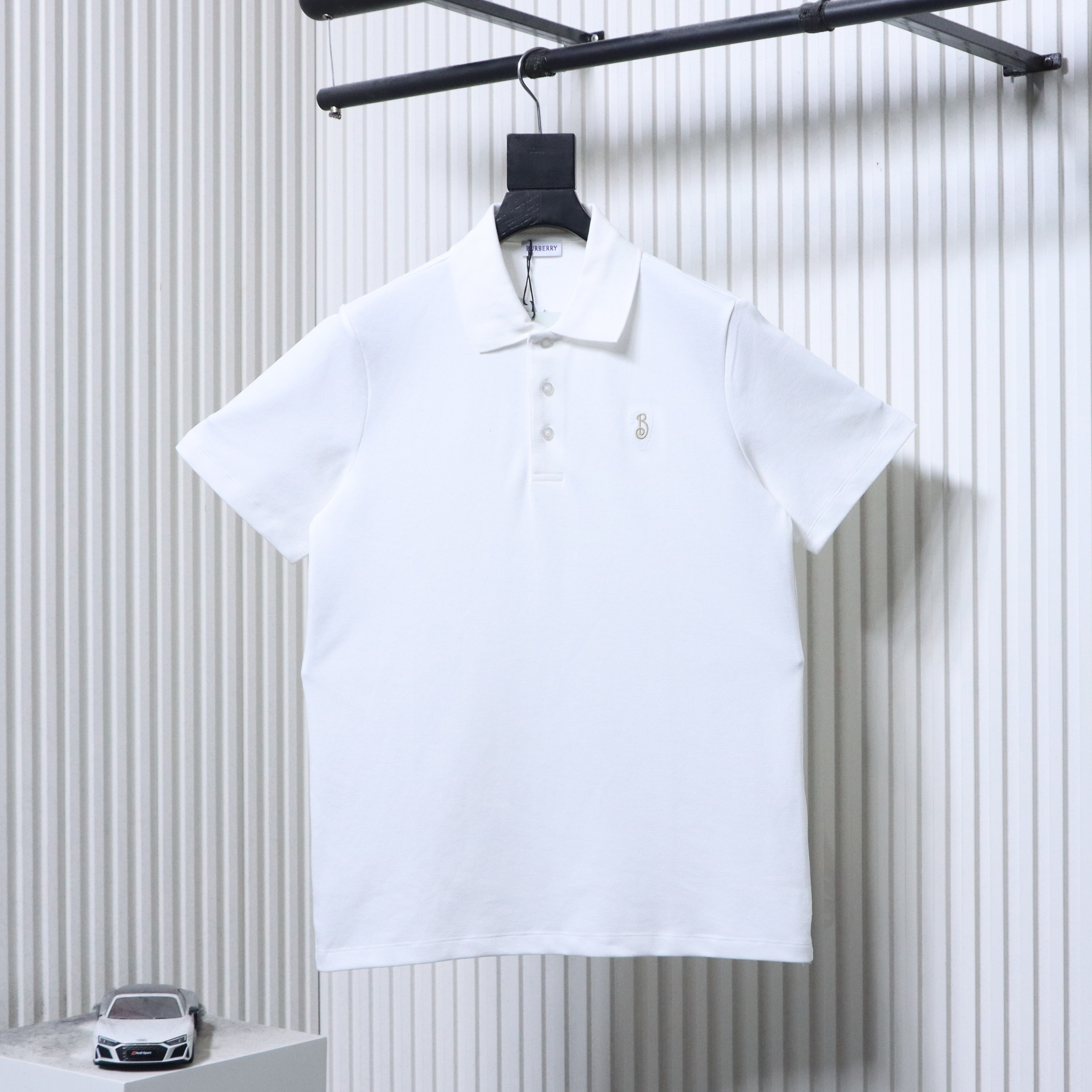 BURBERRY 25SS Shield Logo Short Sleeve Polo Shirt Style 5