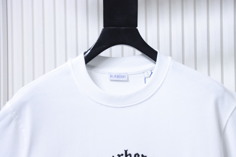 BURBERRY 26SS Embroidered Flag Short Sleeve T-Shirt Style 1