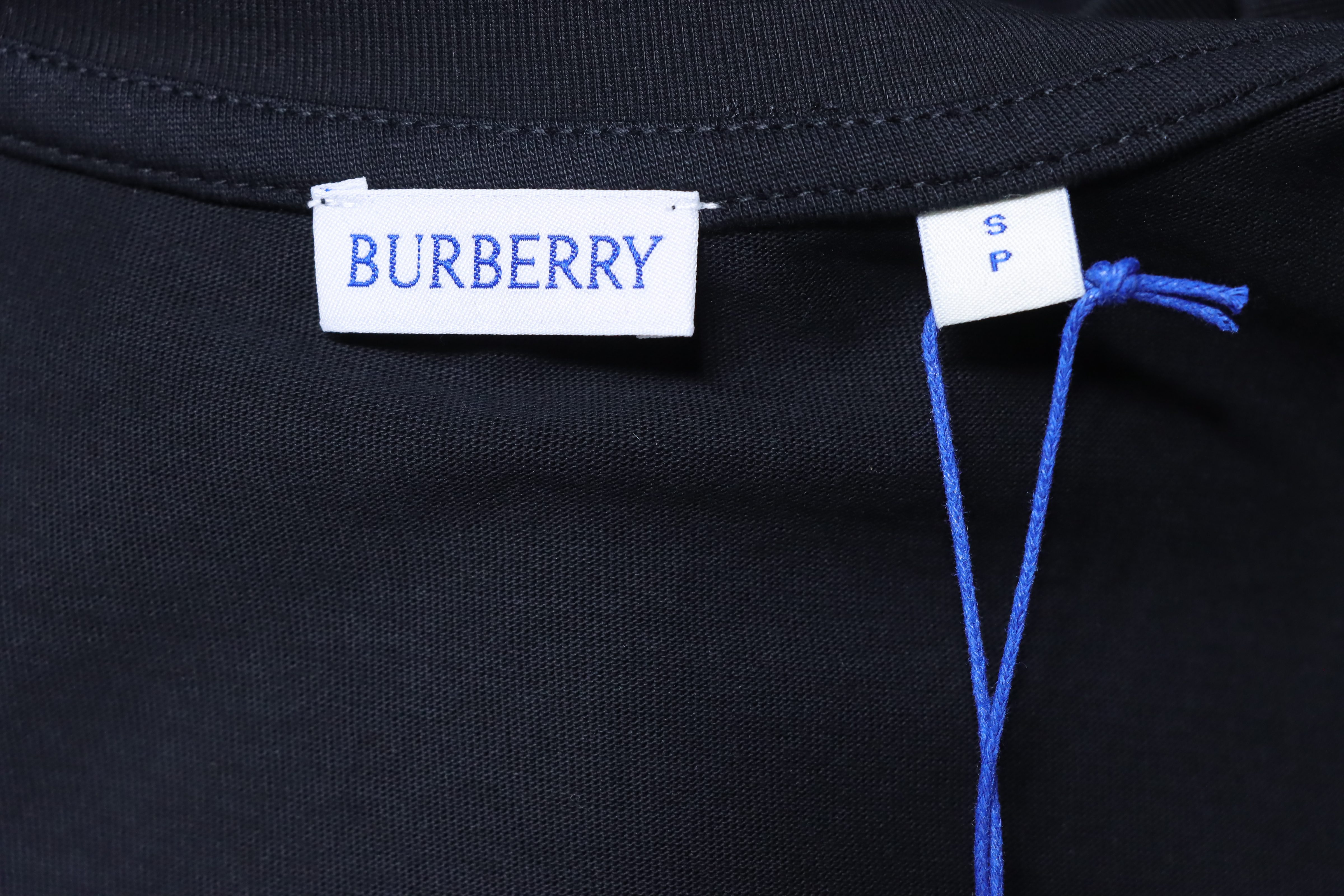 BURBERRY 26SS Embroidered Flag Short Sleeve T-Shirt Style 2