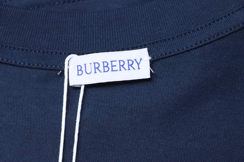 BURBERRY 26SS Embroidered Flag Short Sleeve T-Shirt Style 3