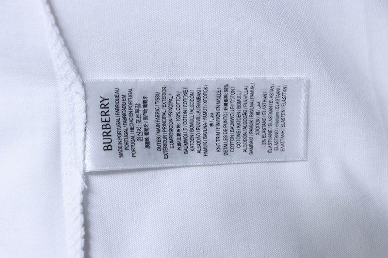 BURBERRY 26SS Embroidered Flag Short Sleeve T-Shirt Style 4