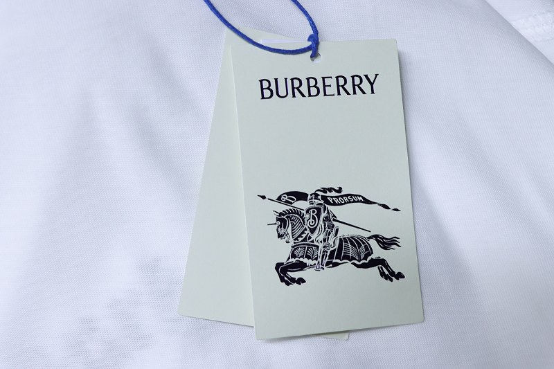 BURBERRY 26SS Embroidered Flag Short Sleeve T-Shirt Style 4