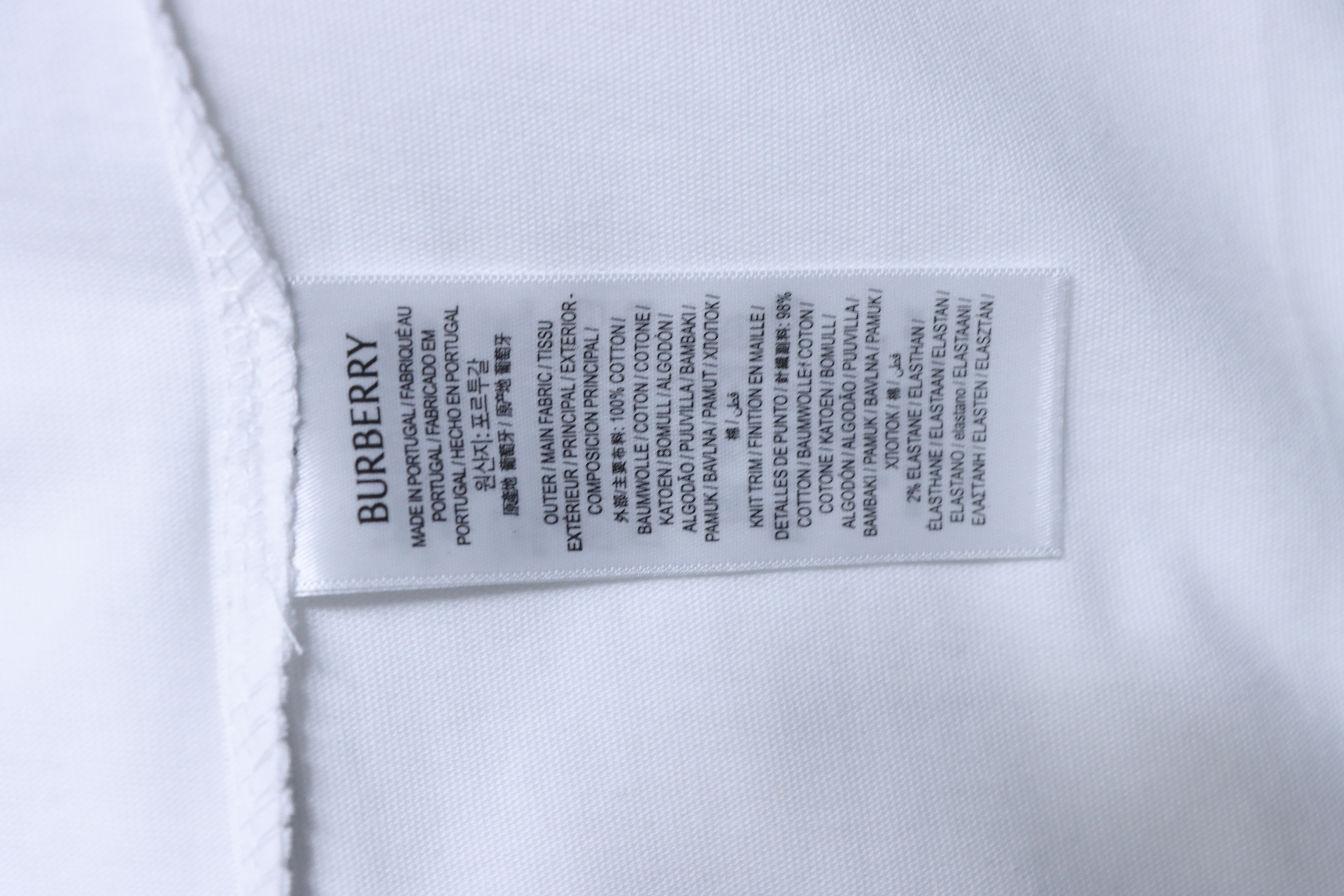 BURBERRY 26SS Embroidered Flag Short Sleeve T-Shirt Style 4