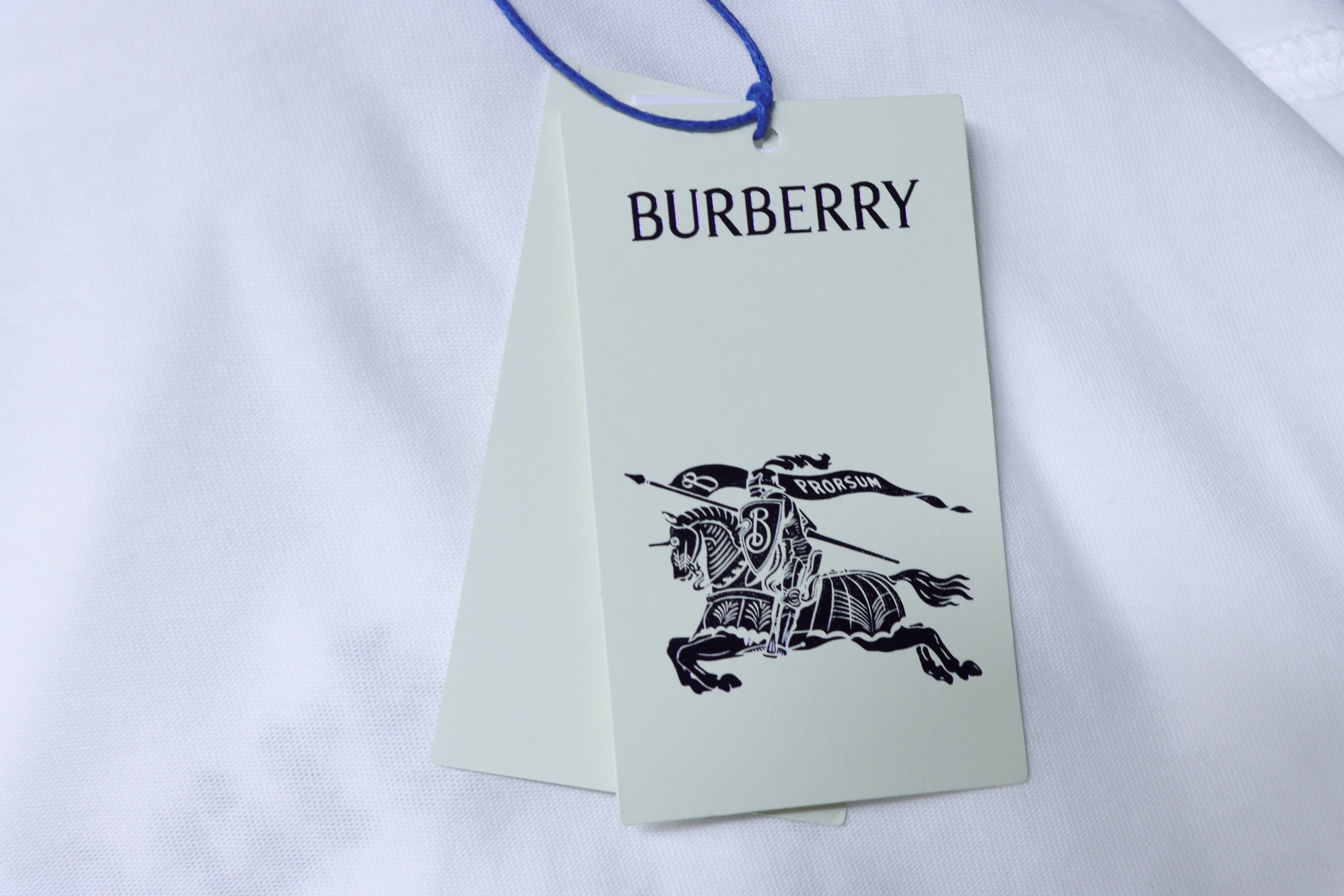 BURBERRY 26SS Embroidered Flag Short Sleeve T-Shirt Style 4