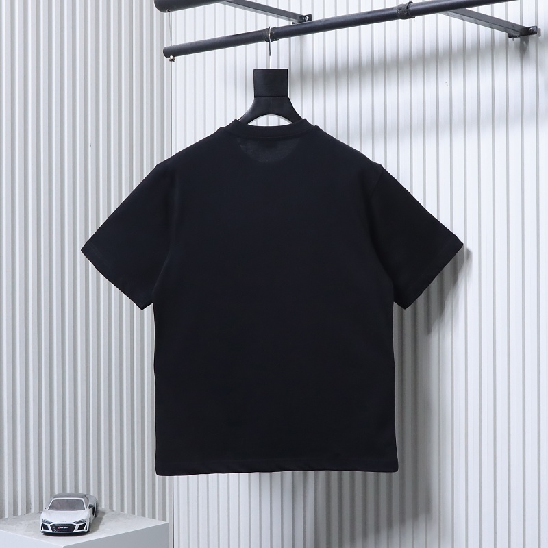 BURBERRY 26SS Embroidered Flag Short Sleeve T-Shirt Style 5