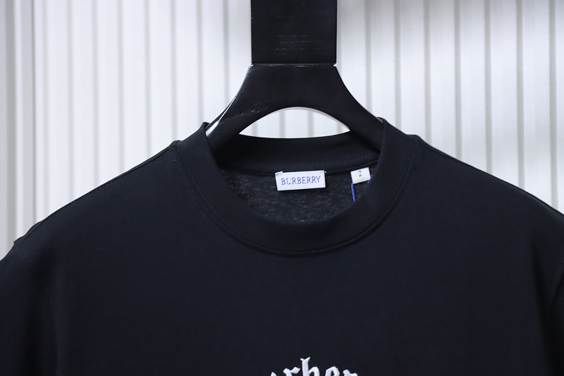 BURBERRY 26SS Embroidered Flag Short Sleeve T-Shirt Style 5