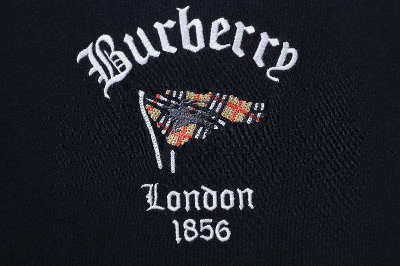 BURBERRY 26SS Embroidered Flag Short Sleeve T-Shirt Style 5