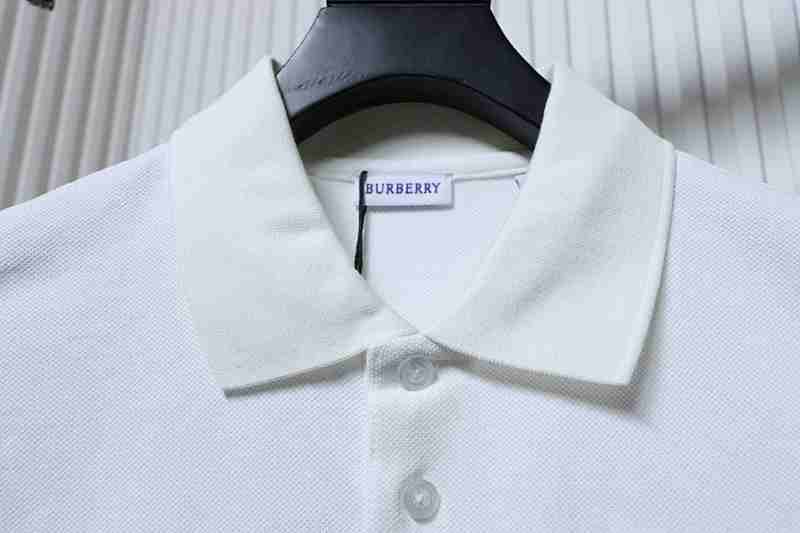 BURBERRY 26SS Equestrian Check Embroidery Short Sleeve Polo Shirt Style 2