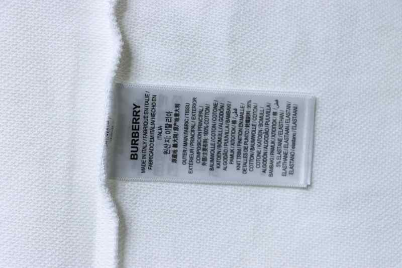 BURBERRY 26SS Equestrian Check Embroidery Short Sleeve Polo Shirt Style 2