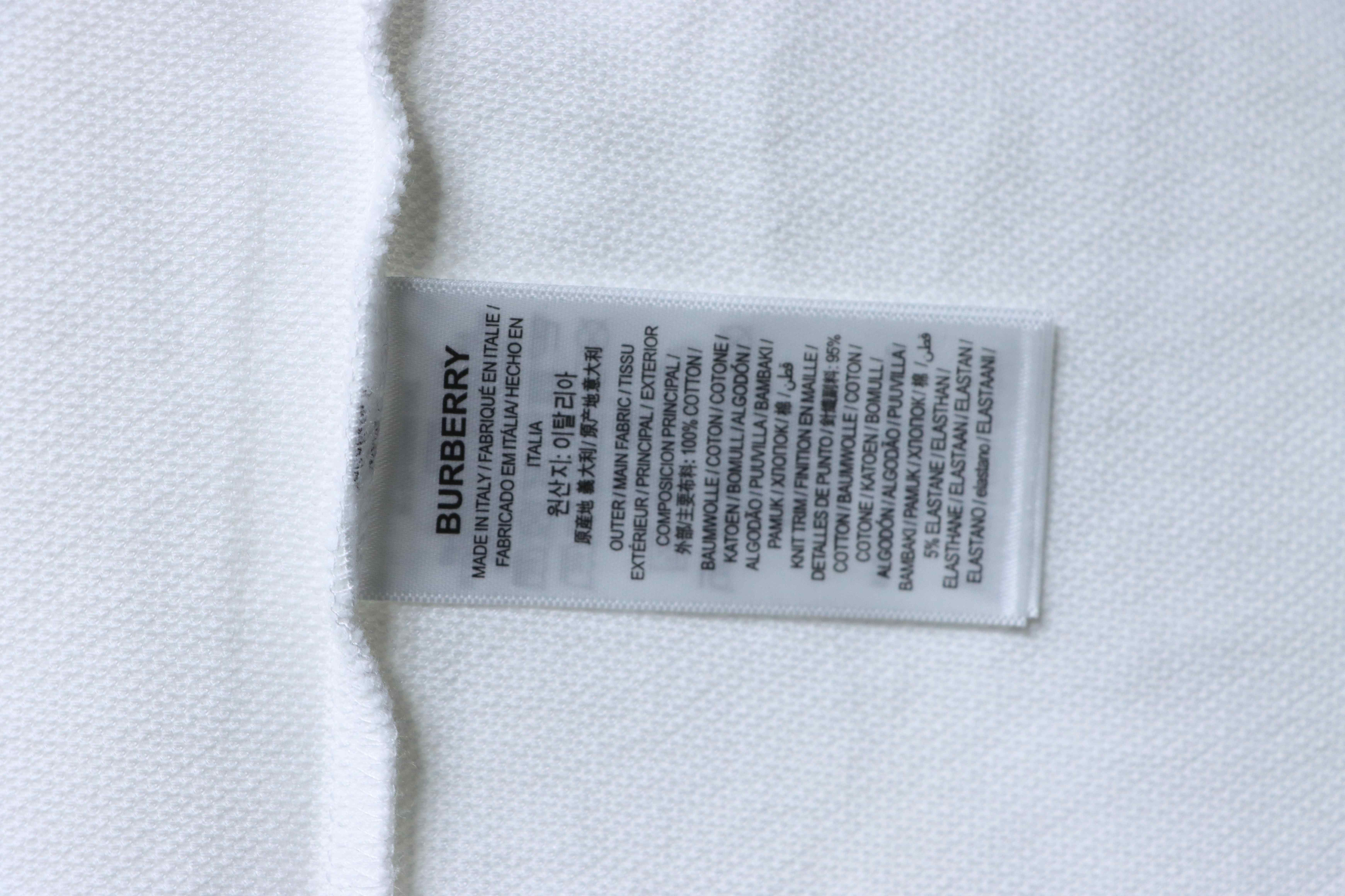 BURBERRY 26SS Equestrian Check Embroidery Short Sleeve Polo Shirt Style 2