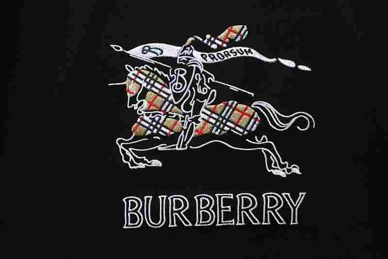 BURBERRY 26SS Equestrian Check Embroidery Short Sleeve T-Shirt Style 2
