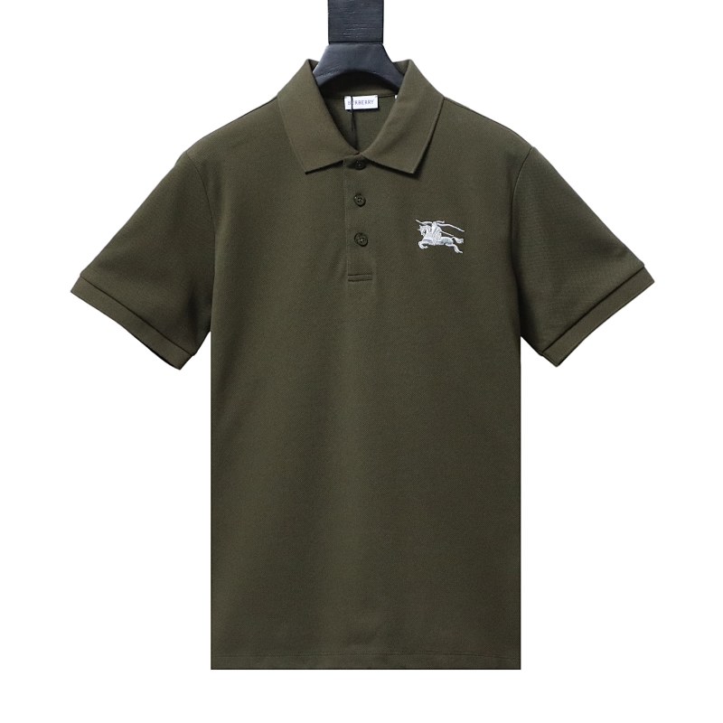 BURBERRY 26SS Equestrian Embroidery Short Sleeve Polo Shirt Style 1