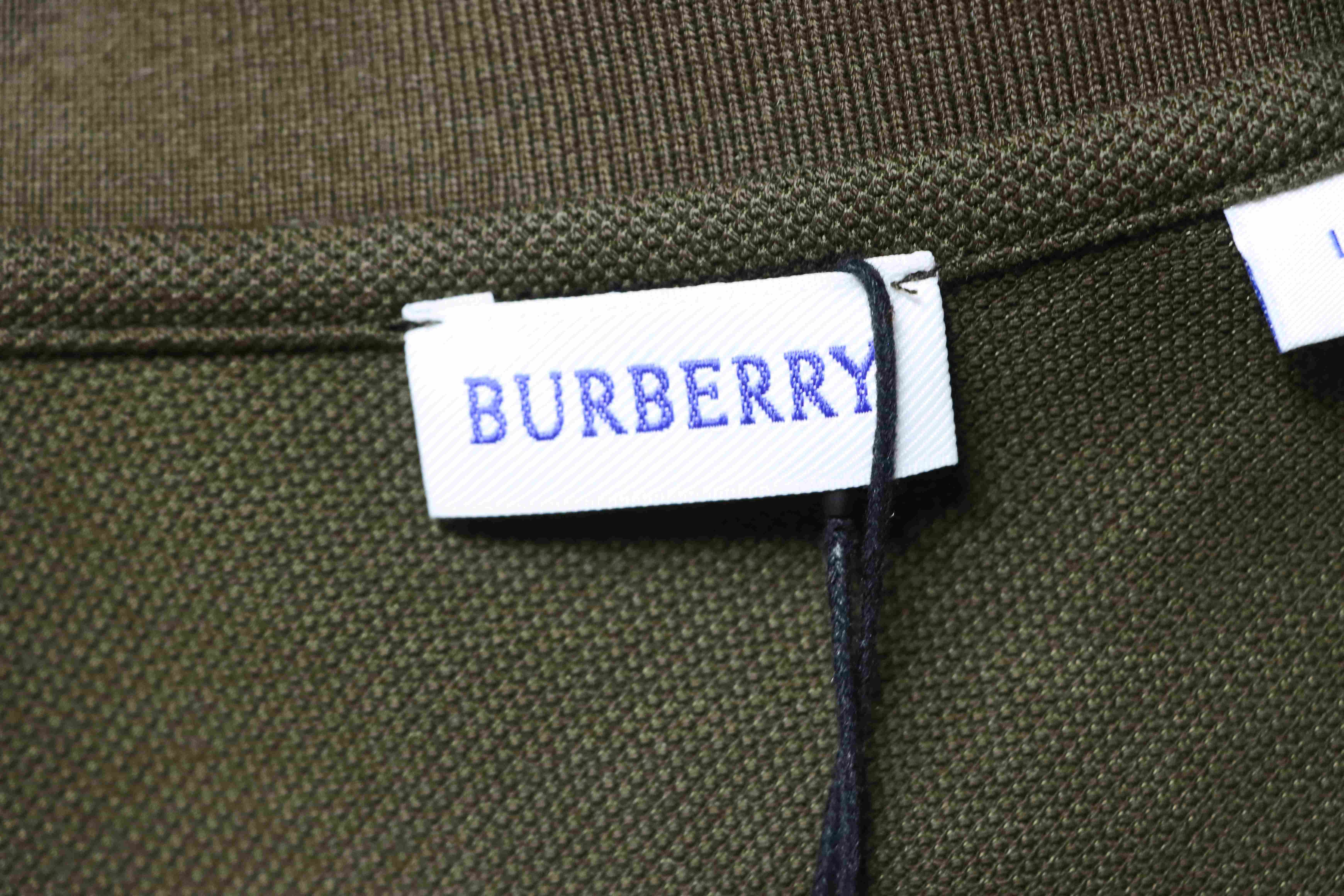 BURBERRY 26SS Equestrian Embroidery Short Sleeve Polo Shirt Style 1