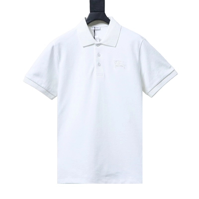 BURBERRY 26SS Equestrian Embroidery Short Sleeve Polo Shirt Style 2 01