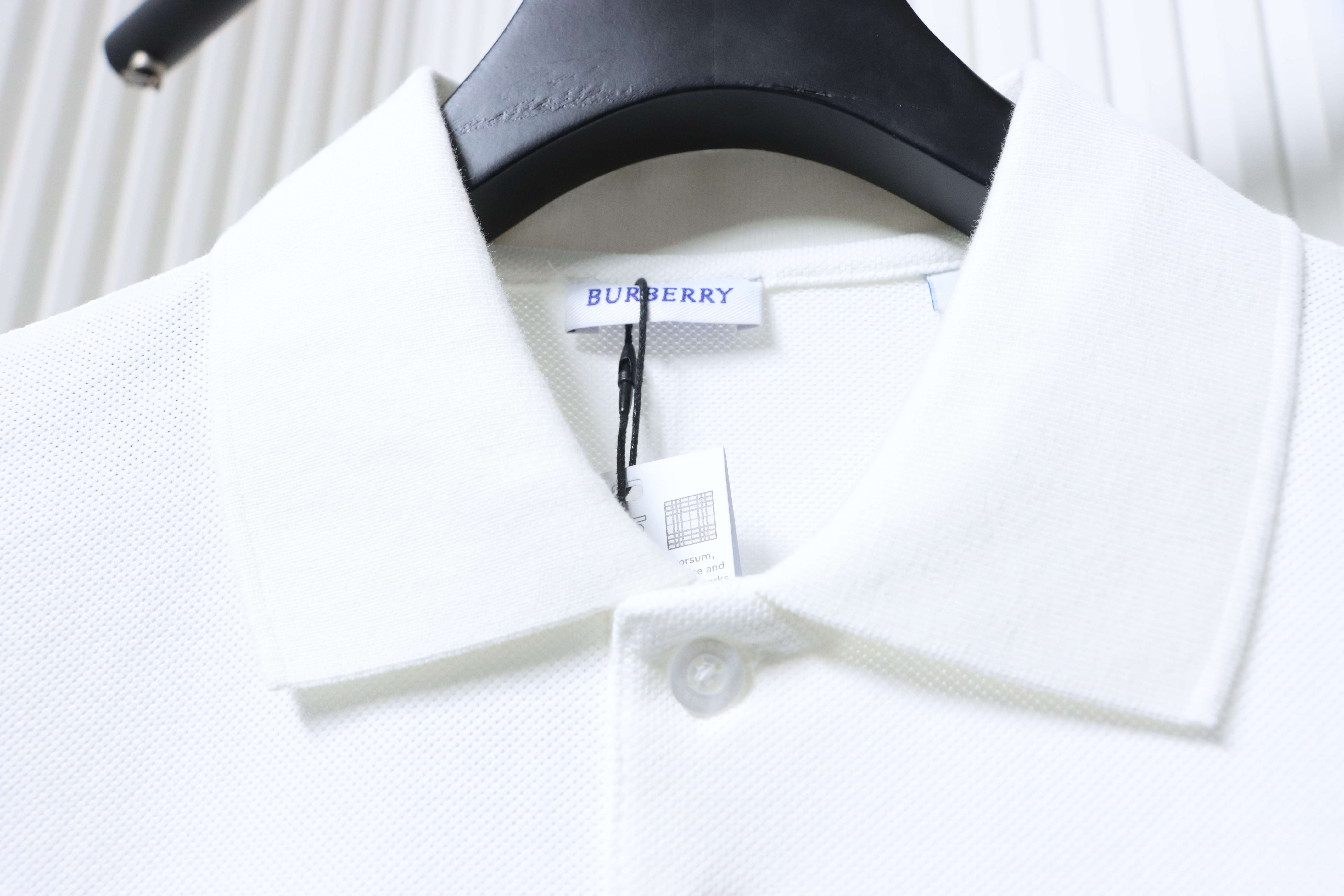 BURBERRY 26SS Equestrian Embroidery Short Sleeve Polo Shirt Style 2