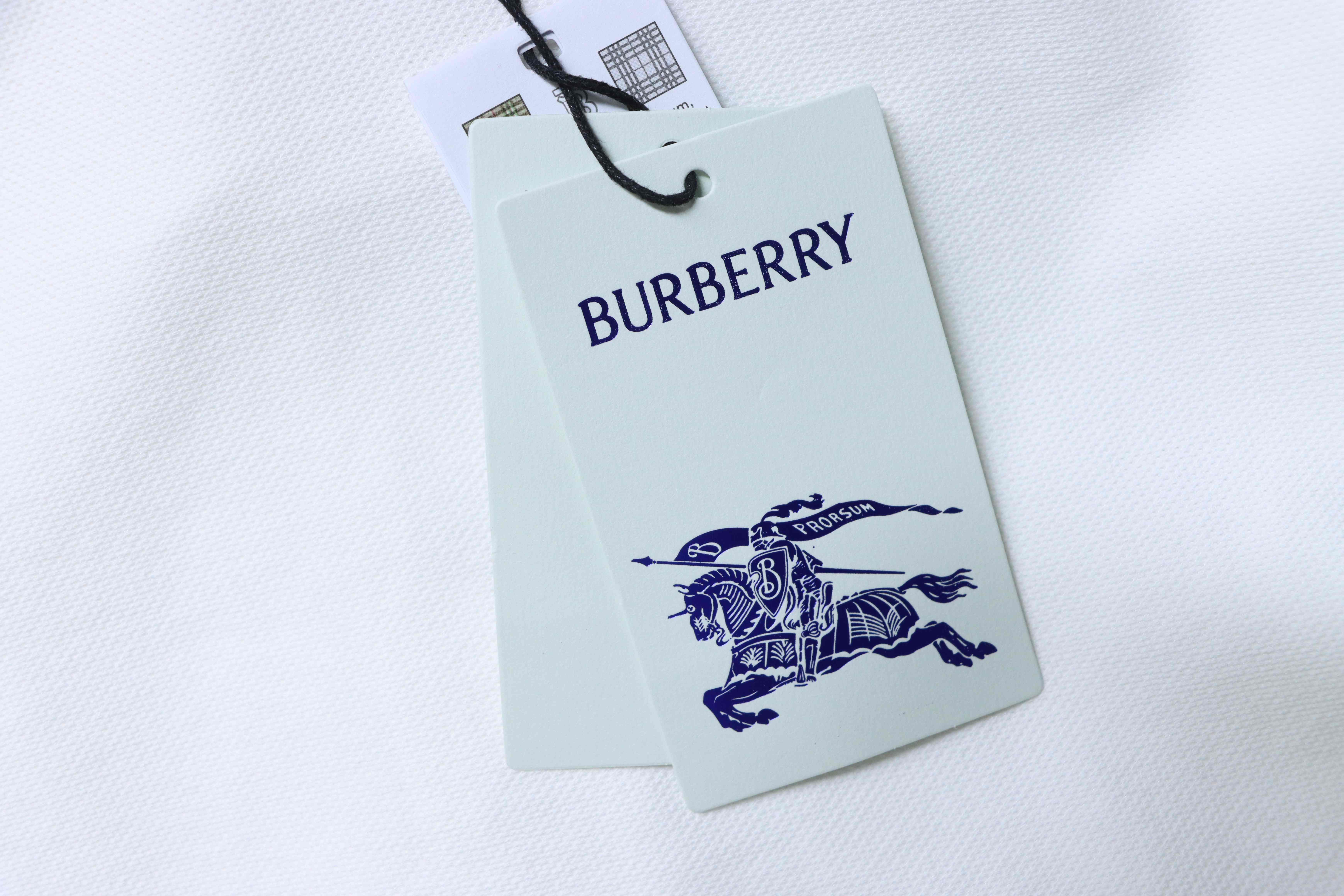 BURBERRY 26SS Equestrian Embroidery Short Sleeve Polo Shirt Style 2