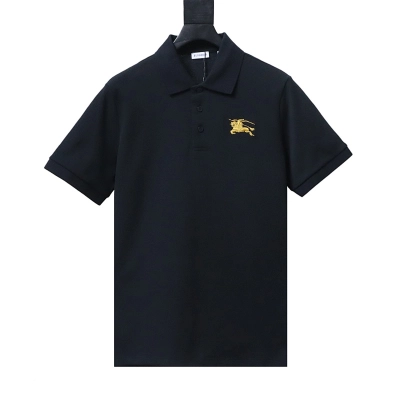 BURBERRY 26SS Equestrian Embroidery Short Sleeve Polo Shirt Style 3 01