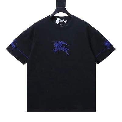 BURBERRY 26SS Equestrian Embroidery Short Sleeve T-Shirt Style 1 01