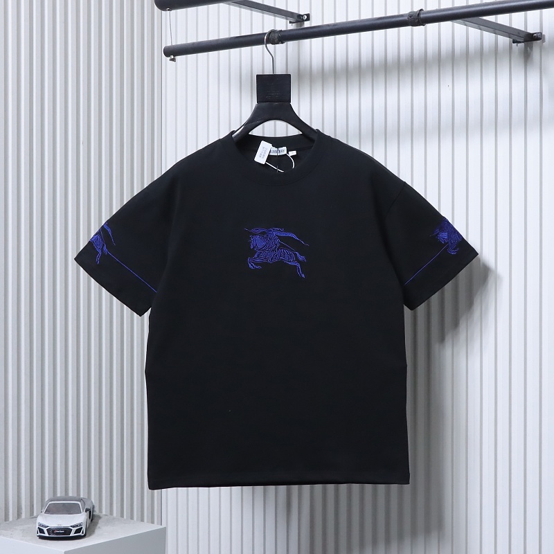 BURBERRY 26SS Equestrian Embroidery Short Sleeve T-Shirt Style 1