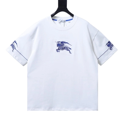 BURBERRY 26SS Equestrian Embroidery Short Sleeve T-Shirt Style 2 01