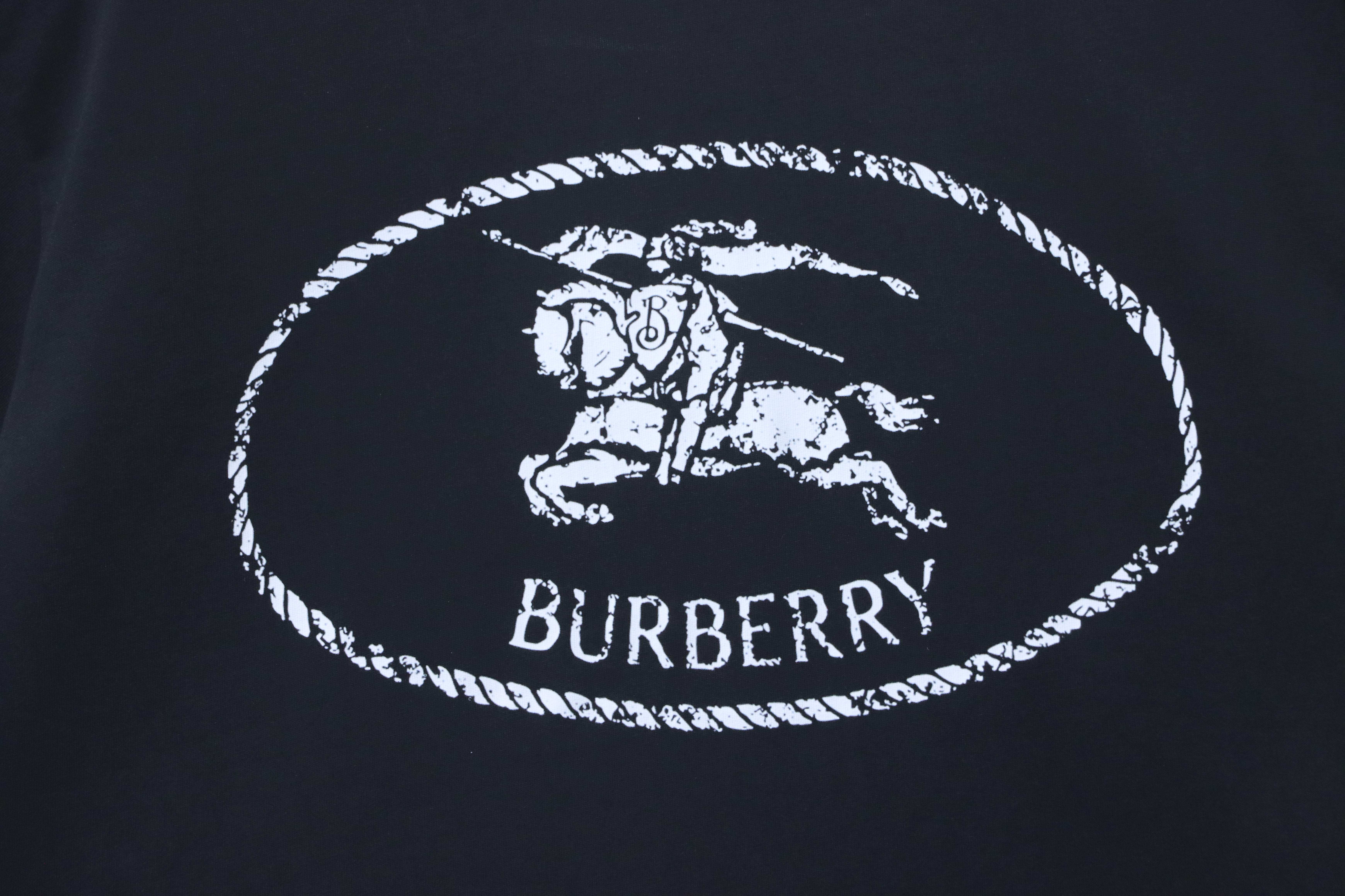 BURBERRY 26SS Equestrian Knight Crew Neck Short Sleeve T-Shirt Style 1