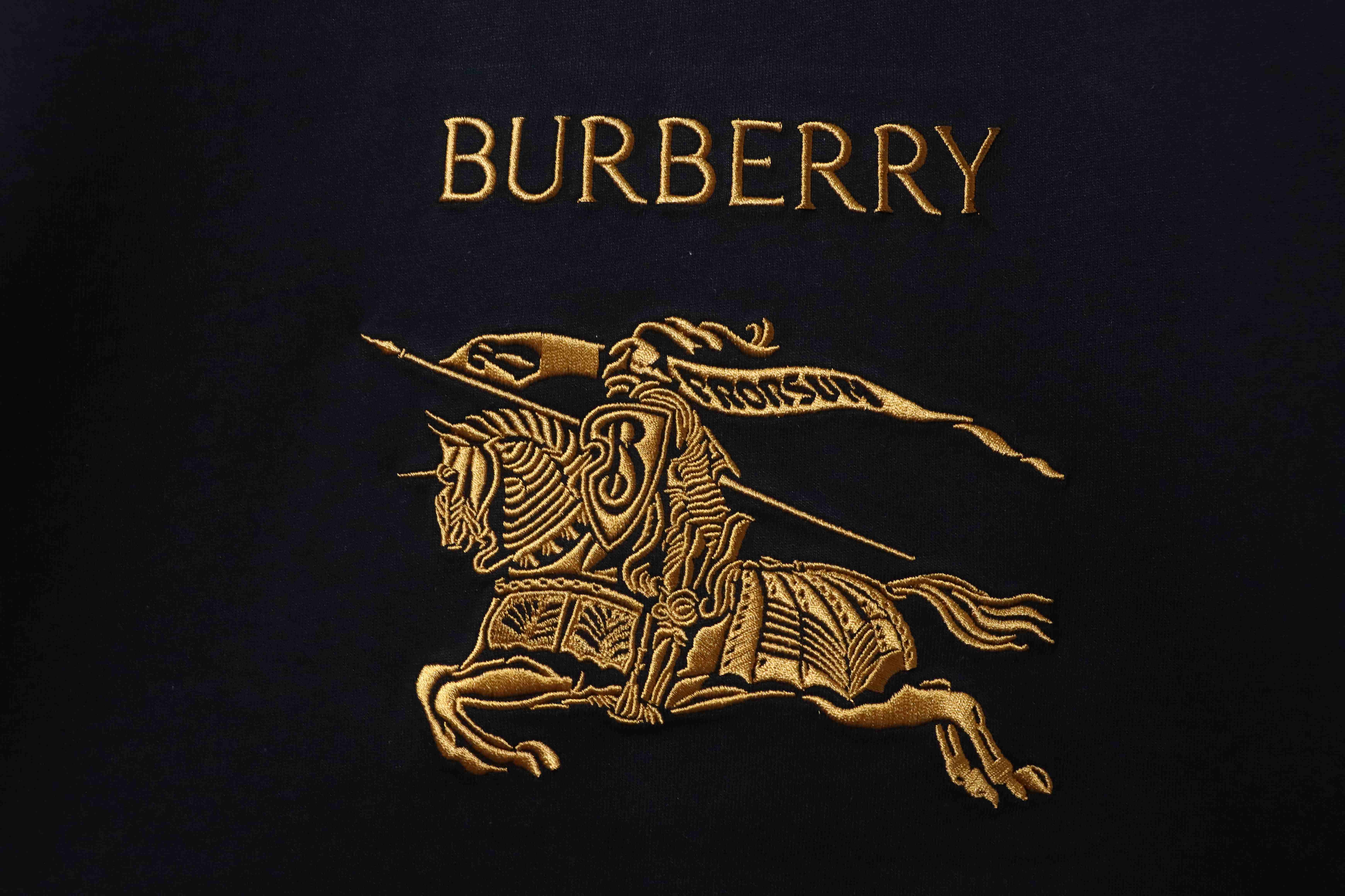 BURBERRY 26SS Knight Embroidery Short Sleeve T-Shirt Style 2