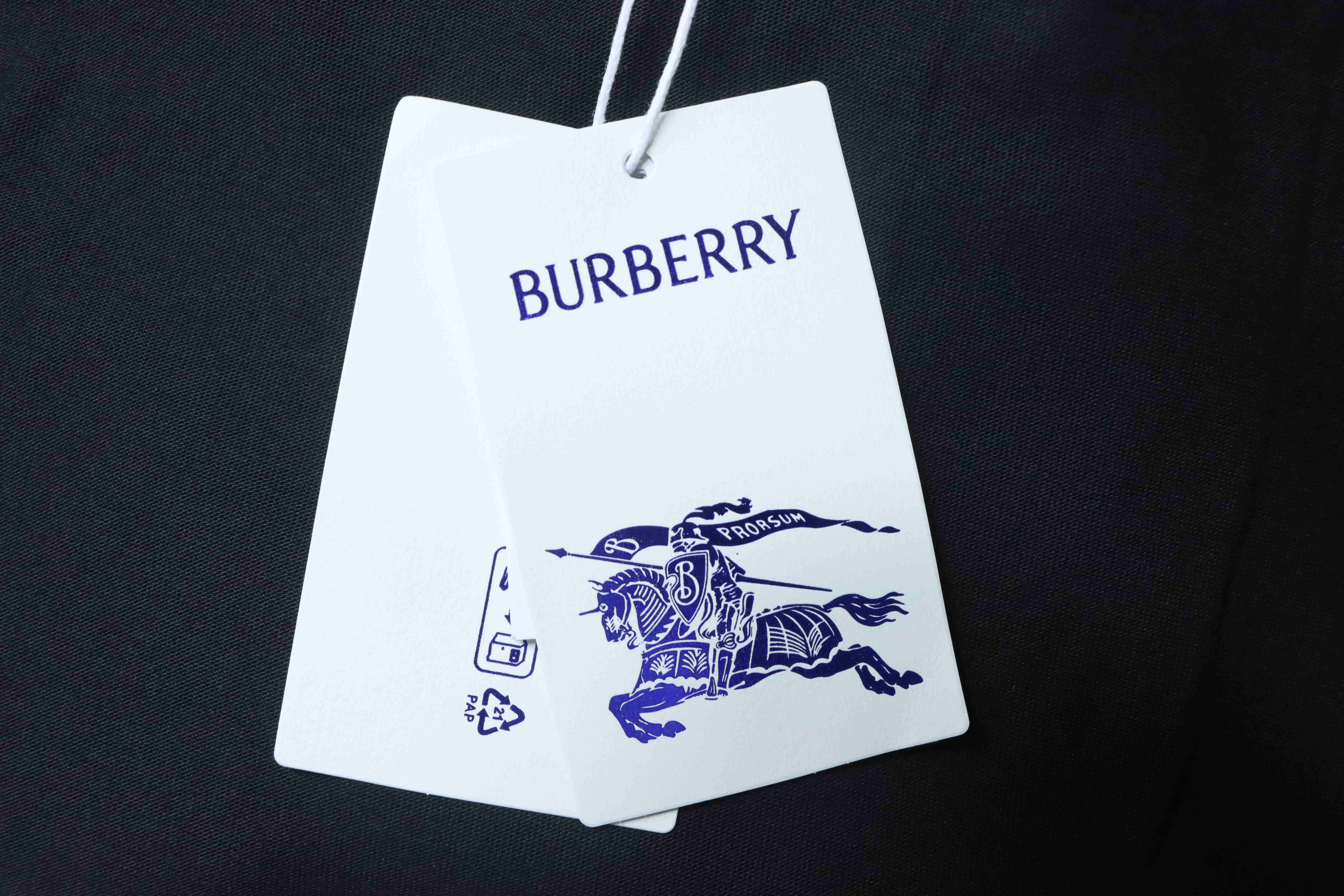 BURBERRY 26SS Knight Embroidery Short Sleeve T-Shirt Style 2