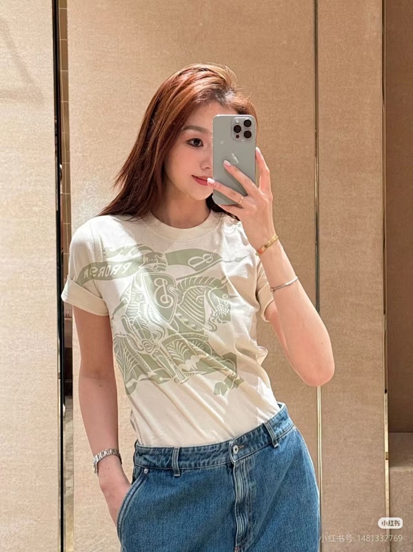 BURBERRY 26SS Knight Print Short Sleeve T-Shirt Style 2