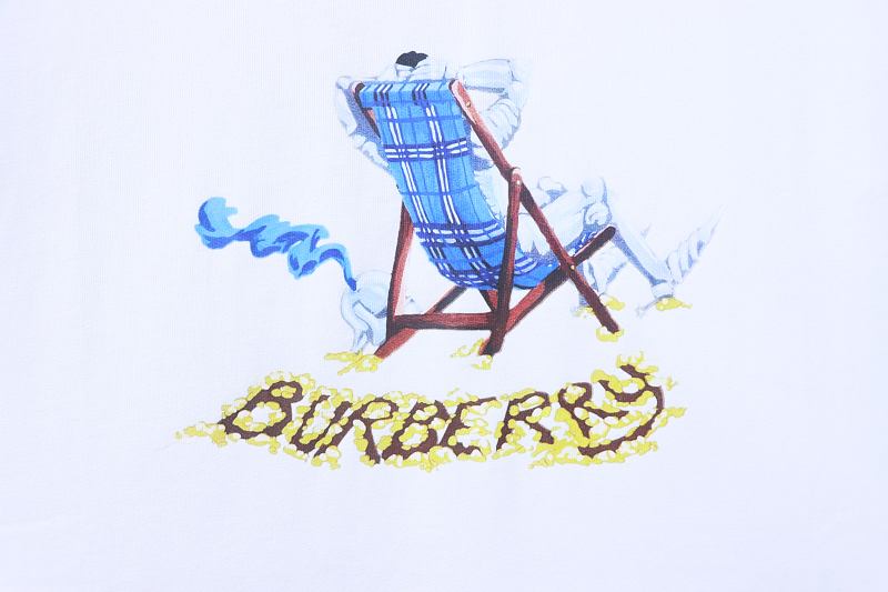 BURBERRY Beach Chair Print Short Sleeve T-Shirt Style 1