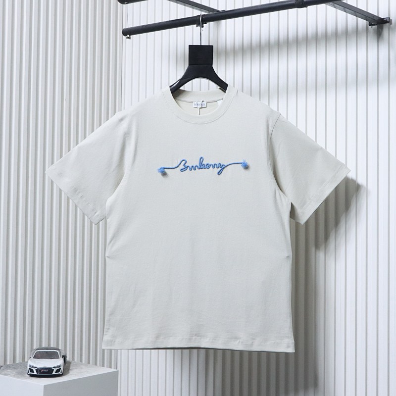 BURBERRY Blue Short Sleeve T-Shirt