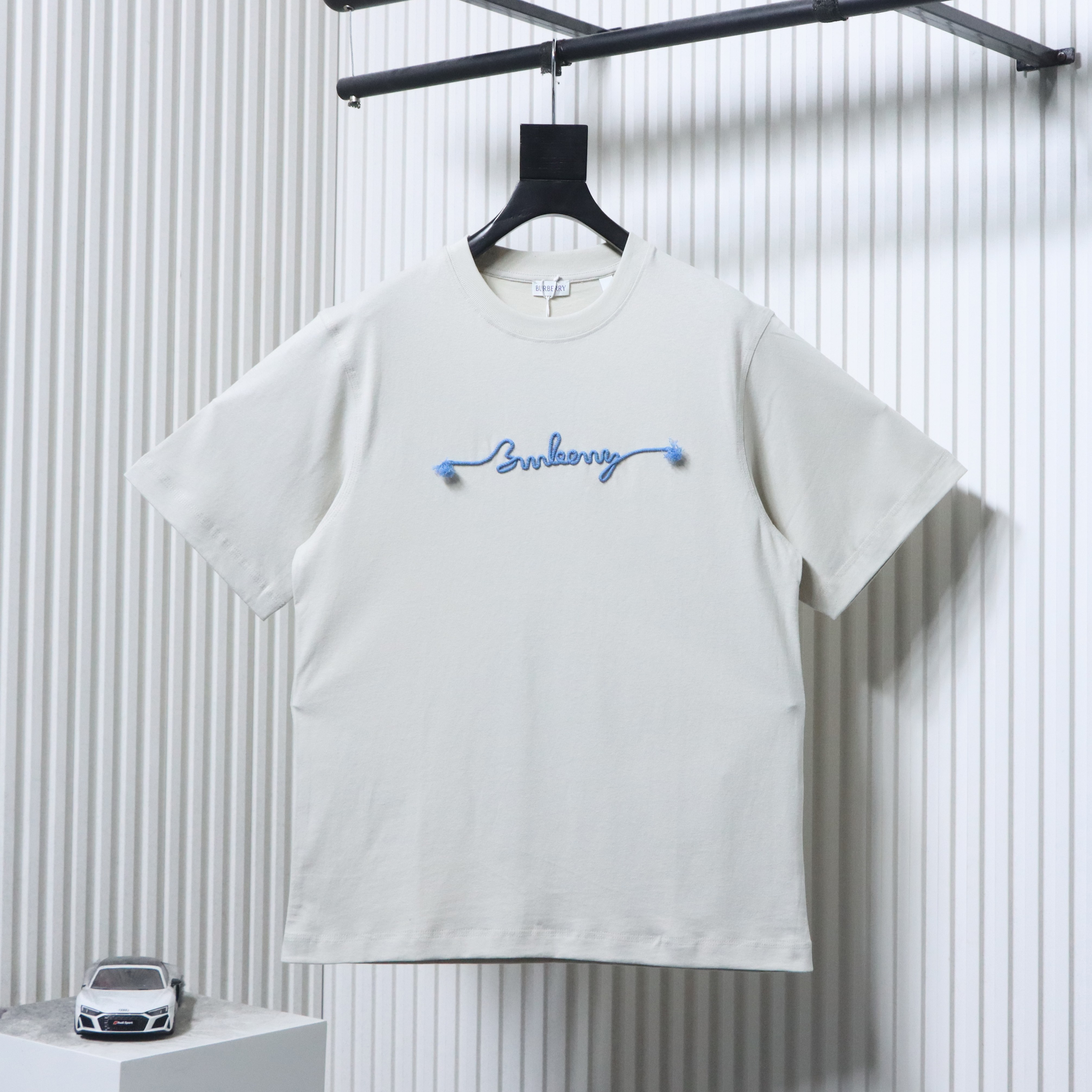 BURBERRY Blue Short Sleeve T-Shirt