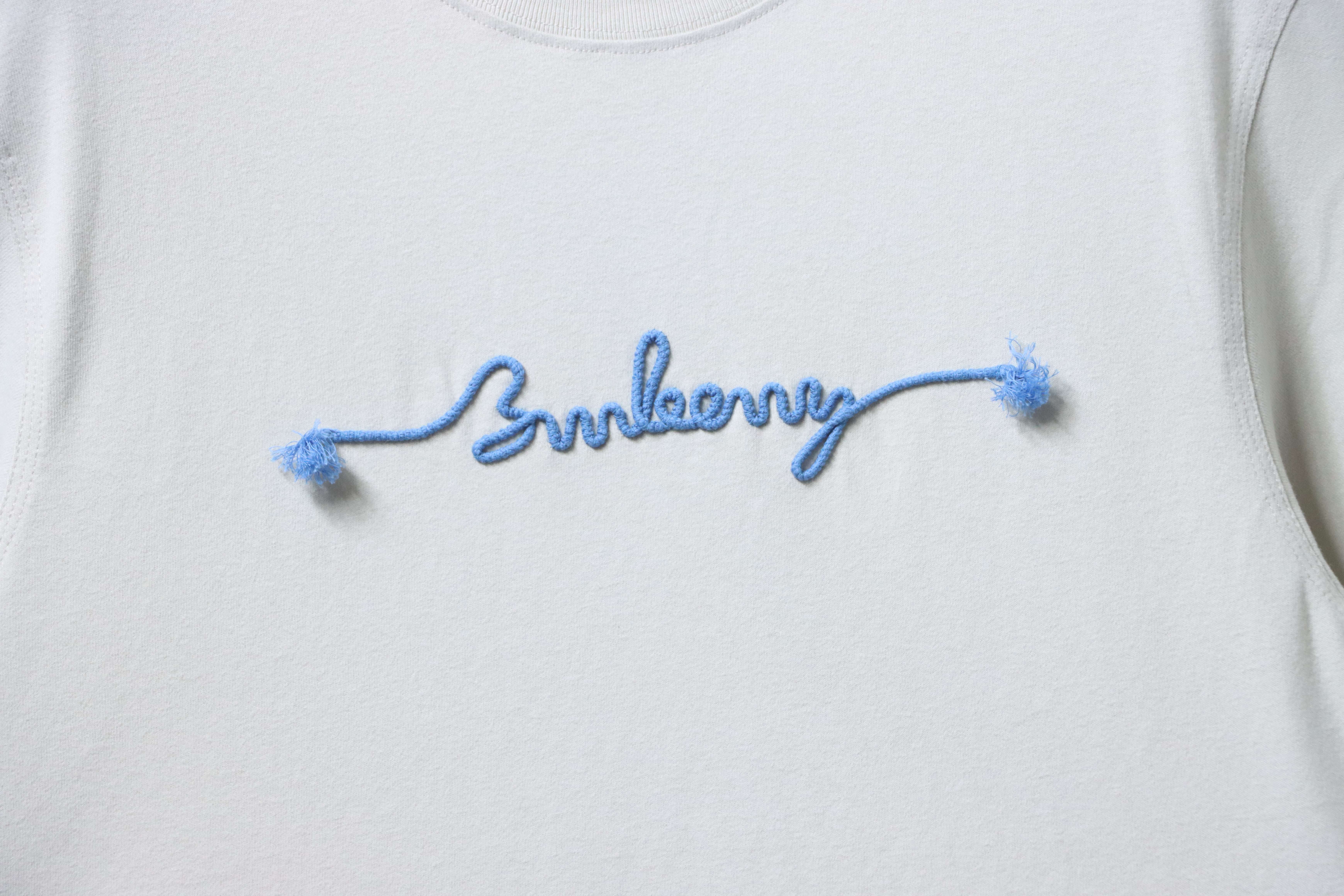 BURBERRY Blue Short Sleeve T-Shirt