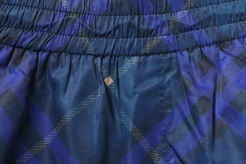 BURBERRY Check Blue Shorts