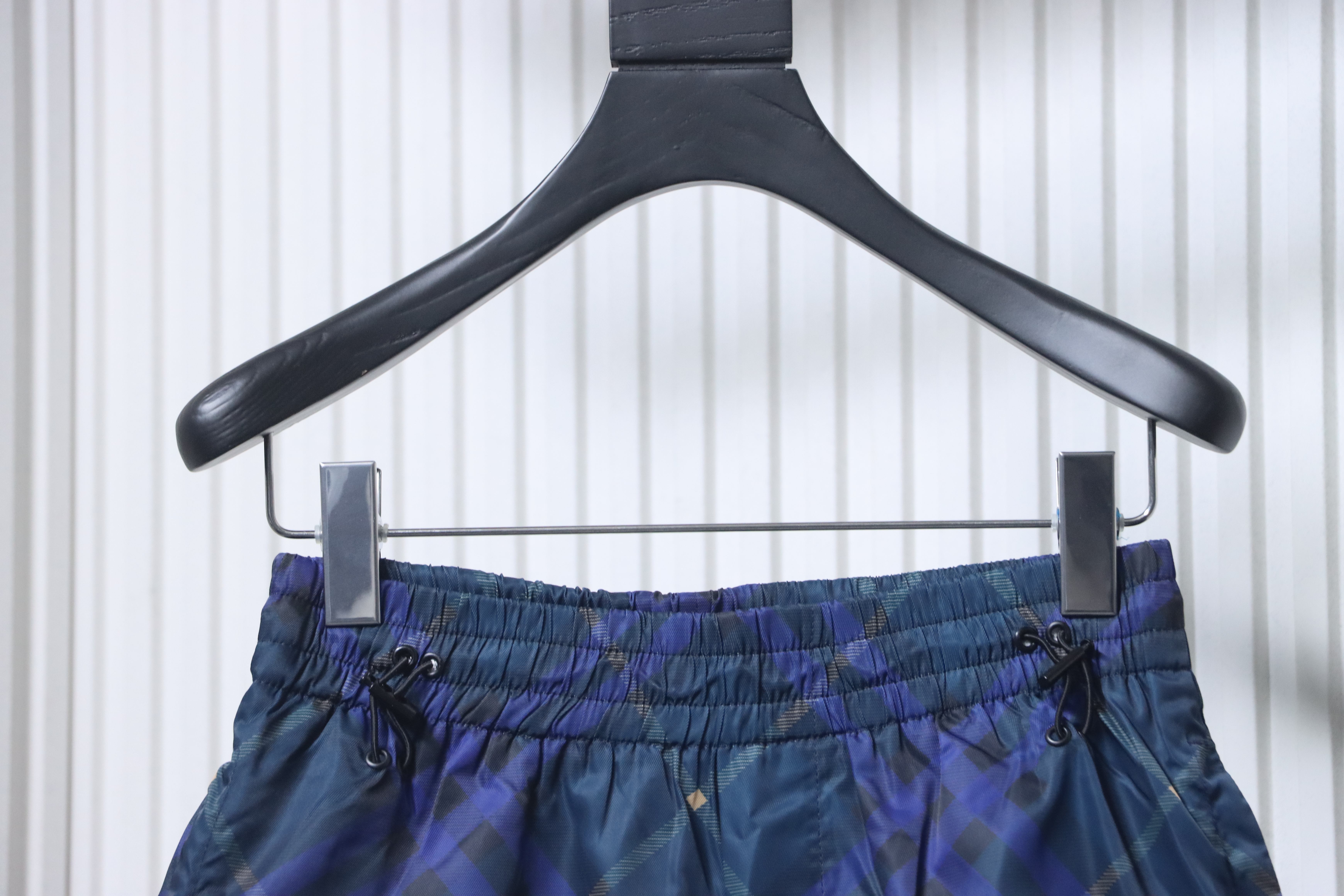 BURBERRY Check Blue Shorts
