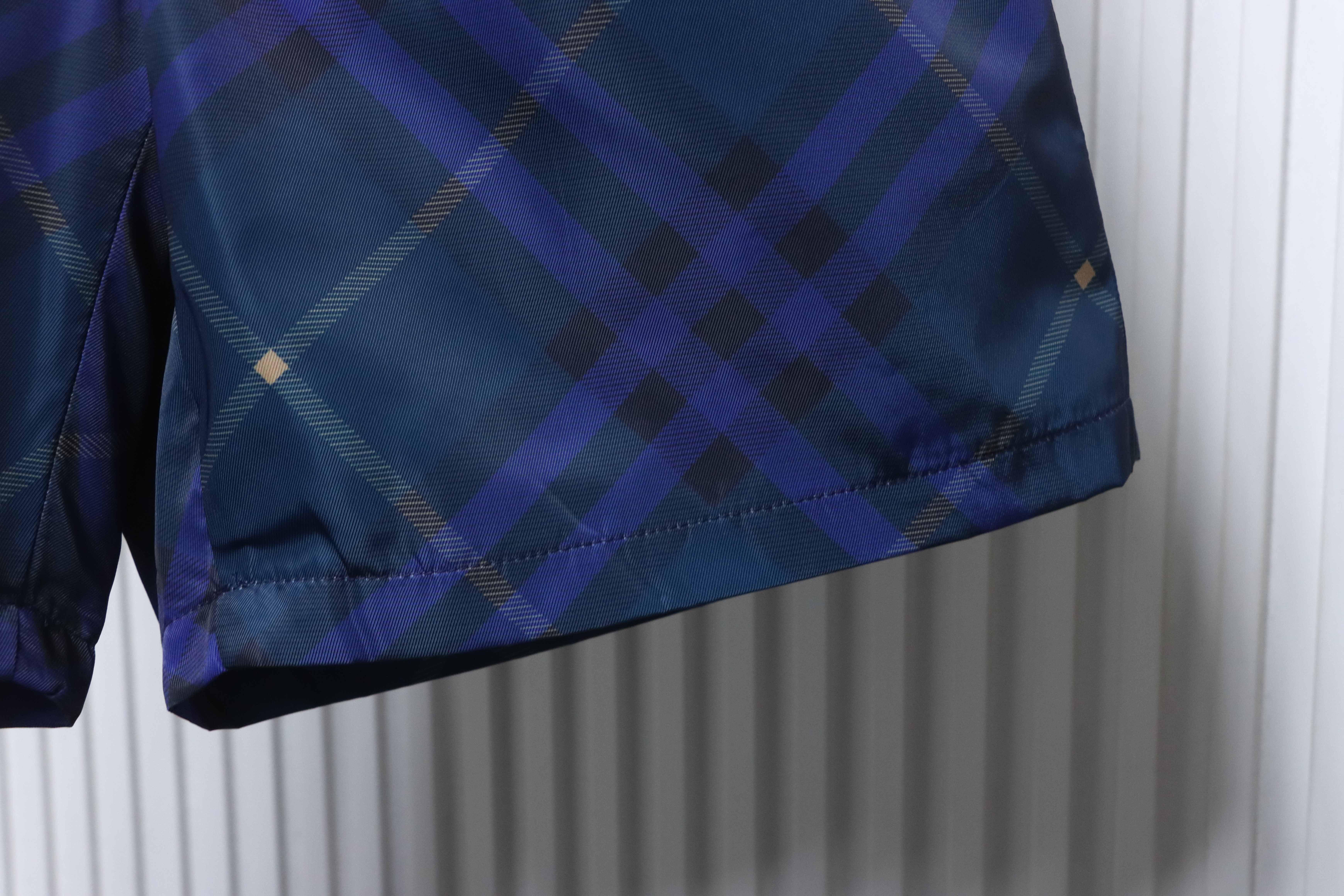 BURBERRY Check Blue Shorts