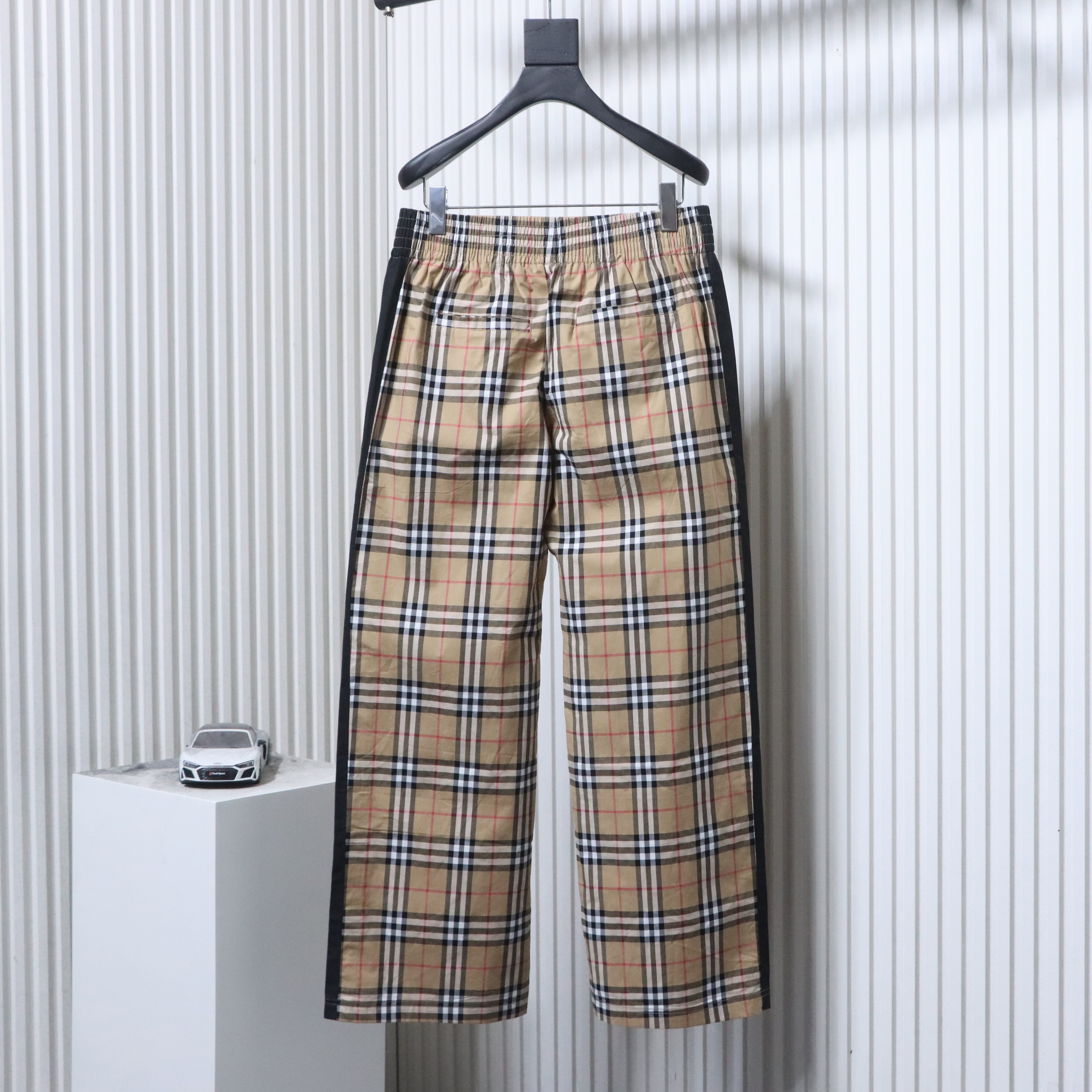 BURBERRY Check Cotton Pants