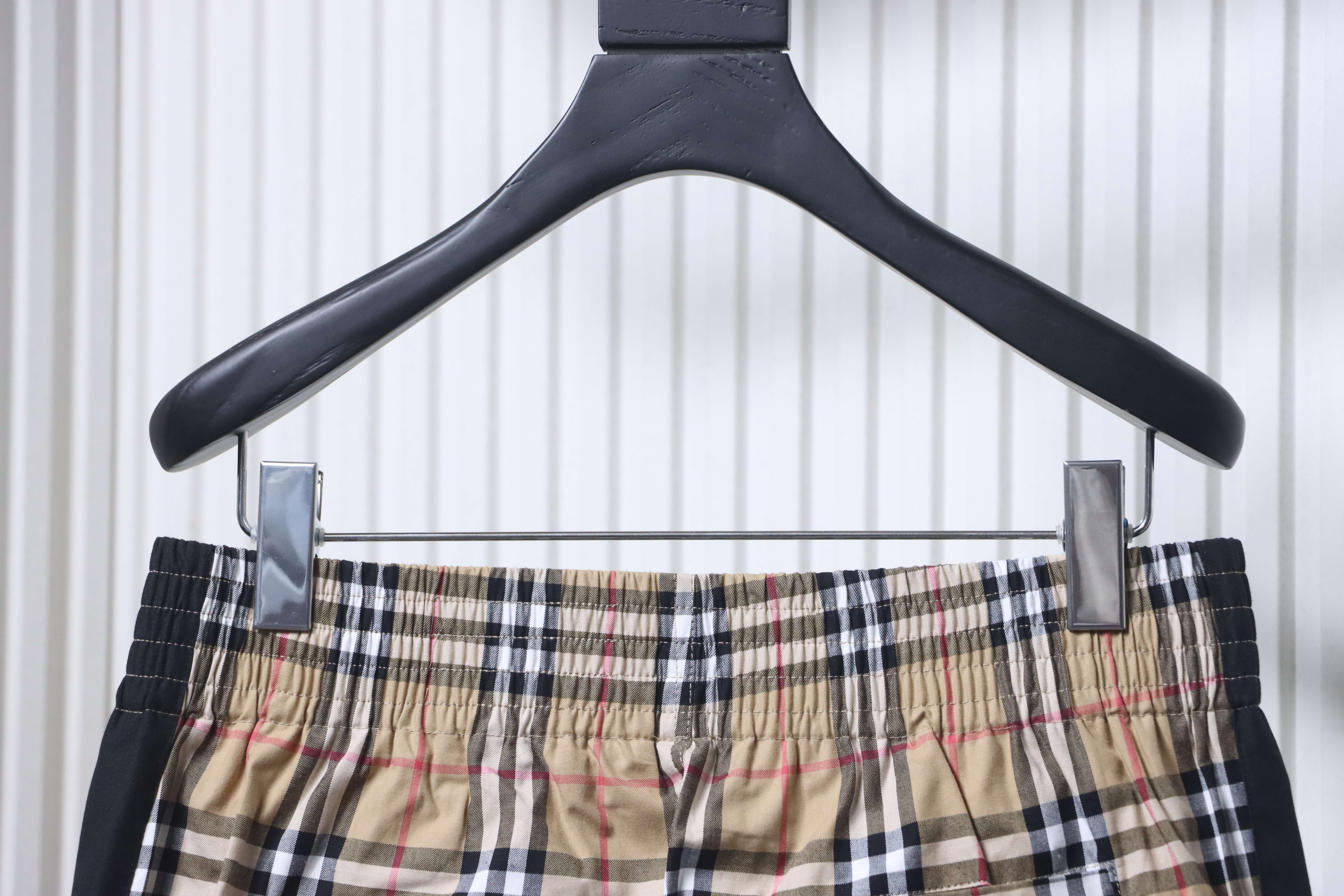 BURBERRY Check Cotton Pants