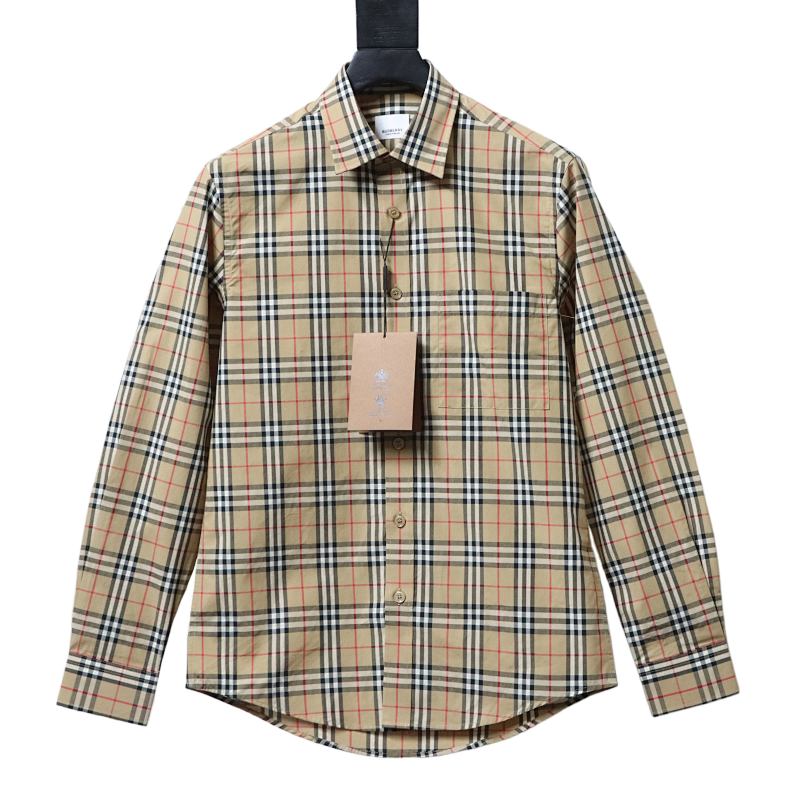 BURBERRY Check Cotton Shirt