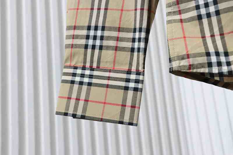 BURBERRY Check Cotton Shirt