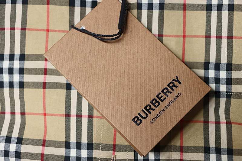 BURBERRY Check Cotton Shirt