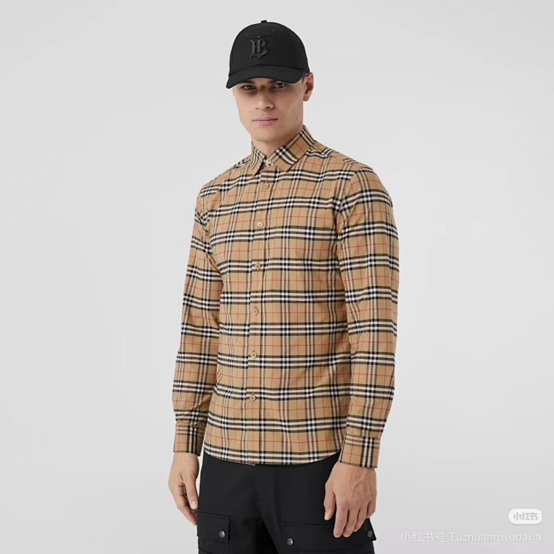 BURBERRY Check Cotton Shirt