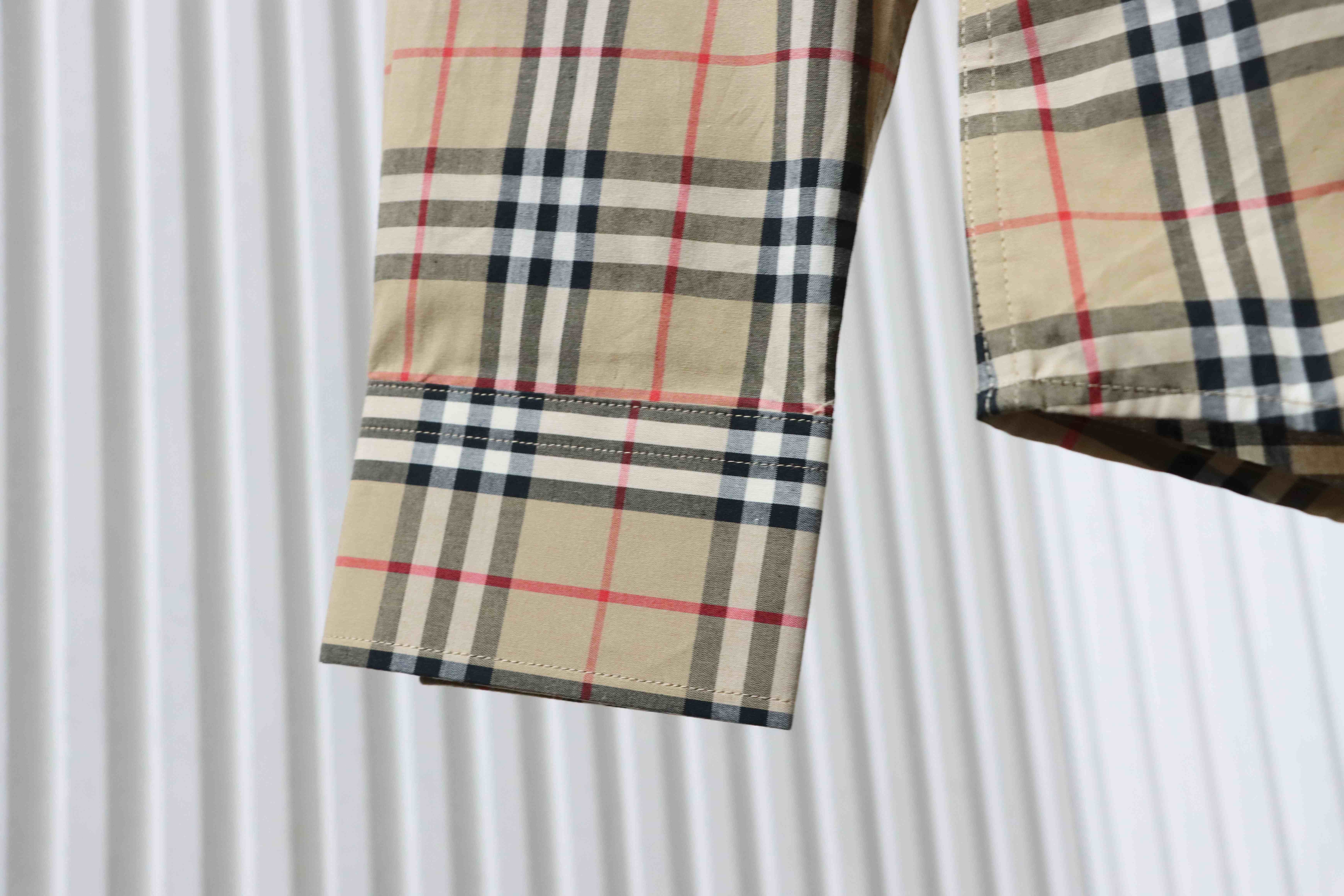 BURBERRY Check Cotton Shirt