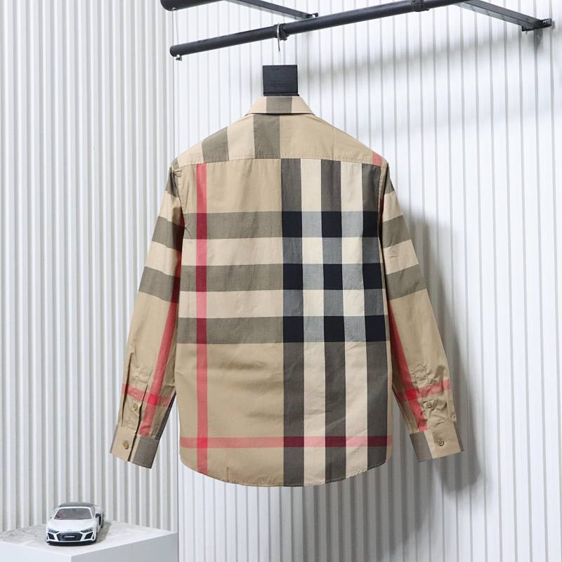 BURBERRY Check Cotton Shirt Style 1