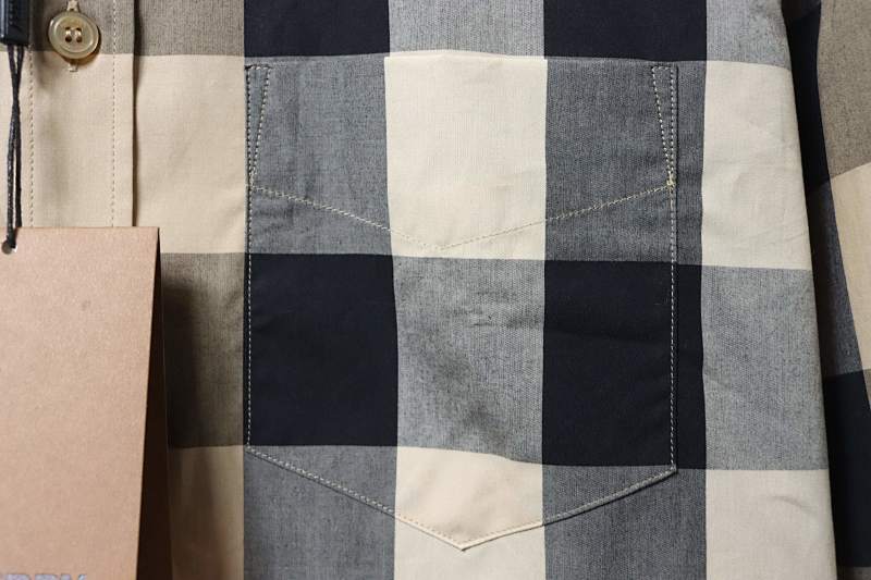 BURBERRY Check Cotton Shirt Style 1
