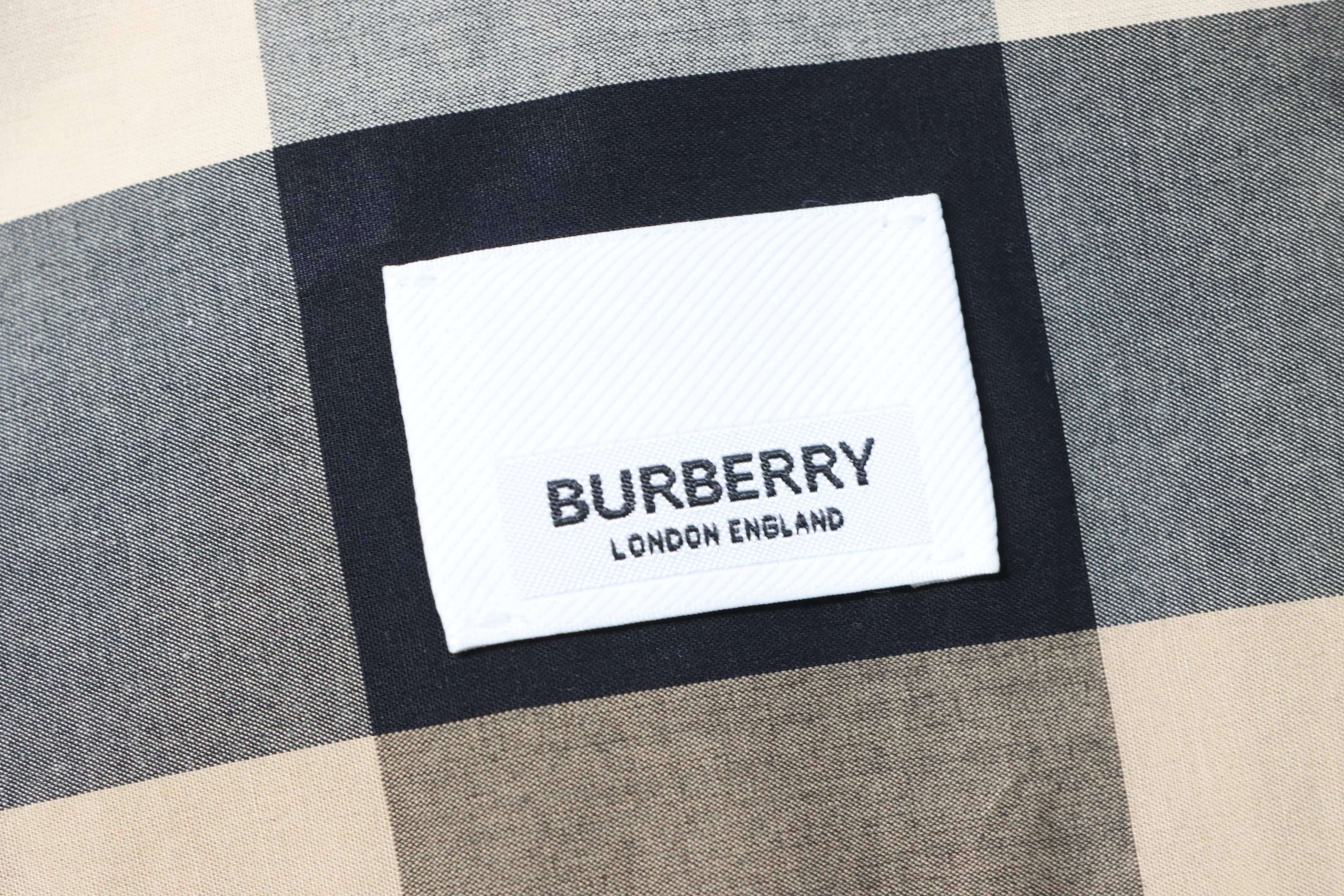 BURBERRY Check Cotton Shirt Style 1